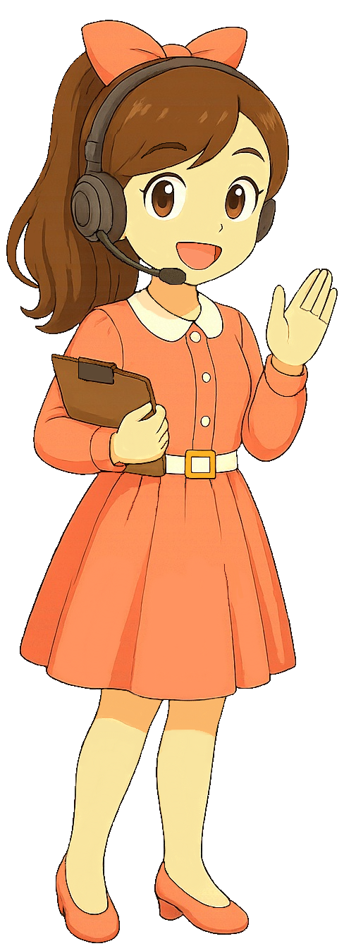Good News Towing dispatcher character Maricela waving